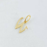 Dije Letra W Cursiva 0.45gr / 1.6cm / Oro Amarillo 18K ©