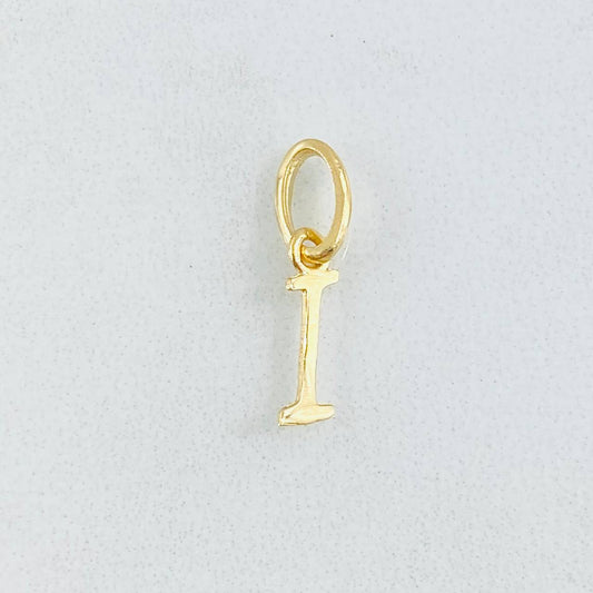 Dije Letra I Cursiva 0.3gr / 1.6cm / Oro Amarillo 18K ©