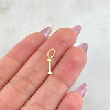 Dije Letra I Cursiva 0.3gr / 1.6cm / Oro Amarillo 18K ©