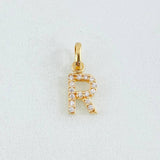Dije Letra R 0.5gr / 1.3cm / Oro Amarillo 18K *