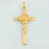 Dije Cruz San Benito 3.2gr / 4cm / Oro Amarillo 18K *