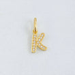 Dije Letra K 0.7gr / 1.6cm / Oro Amarillo 18K ©