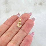 Dije Letra C 0.6gr / 1.6cm / Oro Amarillo 18K *