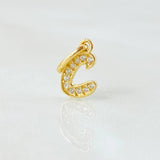 Dije Letra C 0.6gr / 1.6cm / Oro Amarillo 18K *