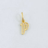 Dije Letra P 0.65gr / 1.6cm / Oro Amarillo 18K *