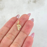 Dije Letra P 0.65gr / 1.6cm / Oro Amarillo 18K *