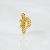 Dije Letra P 0.65gr / 1.6cm / Oro Amarillo 18K *