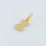 Dije Letra Z 0.75gr / 1.6cm / Oro Amarillo 18K *