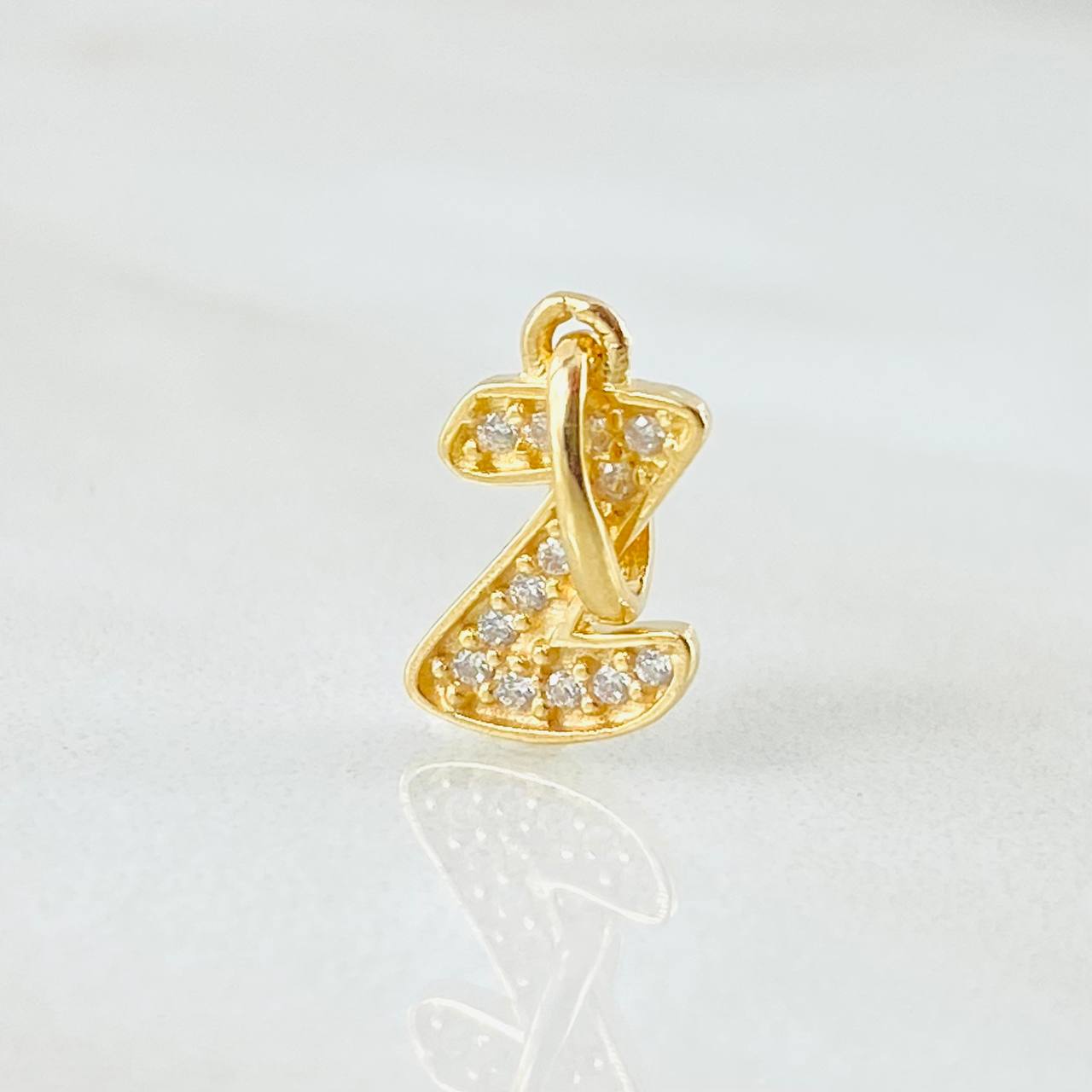 Dije Letra Z 0.75gr / 1.6cm / Oro Amarillo 18K *