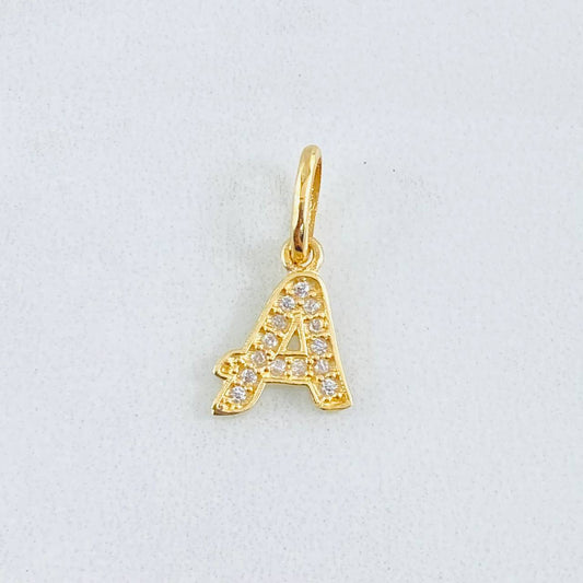 Dije Letra A 0.7gr / 1.5cm / Oro Amarillo 18K