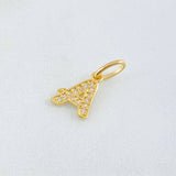 Dije Letra A 0.7gr / 1.5cm / Oro Amarillo 18K
