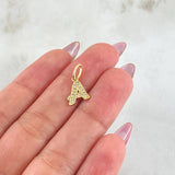 Dije Letra A 0.7gr / 1.5cm / Oro Amarillo 18K