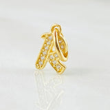 Dije Letra R 0.75gr / 1.5cm / Oro Amarillo 18K