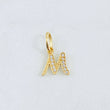 Dije Letra M 0.65gr / 1.6cm / Oro Amarillo 18K ©