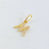Dije Letra M 0.65gr / 1.6cm / Oro Amarillo 18K ©