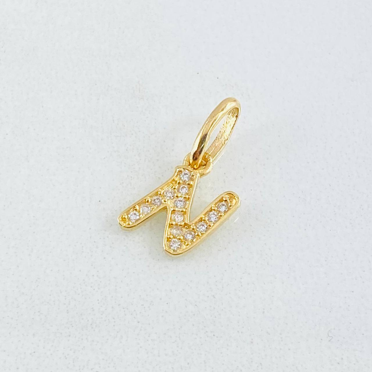 Dije Letra N 0.6gr / 1.5cm / Oro Amarillo 18K