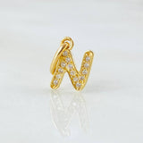 Dije Letra N 0.6gr / 1.5cm / Oro Amarillo 18K