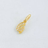 Dije Letra G 0.5gr / 1.5cm / Oro Amarillo 18K