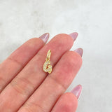 Dije Letra G 0.5gr / 1.5cm / Oro Amarillo 18K