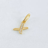 Dije Letra X 0.6gr / 1.6cm / Oro Amarillo 18K *