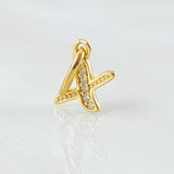 Dije Letra X 0.6gr / 1.6cm / Oro Amarillo 18K *