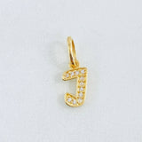 Dije Letra J 0.65gr / 1.6cm / Oro Amarillo 18K ©
