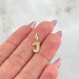 Dije Letra J 0.65gr / 1.6cm / Oro Amarillo 18K ©