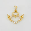 Dije Corazon Alas 1.55g / 2cm Oro Amarillo 18K