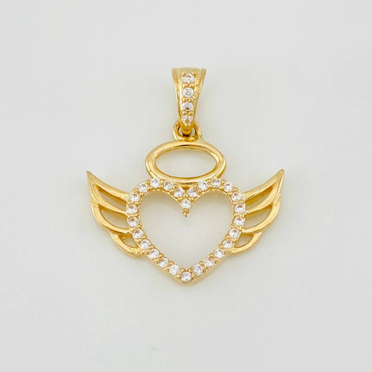Dije Corazon Alas 1.55g / 2cm Oro Amarillo 18K