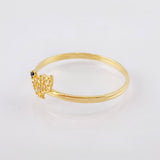 Anillo Paloma 1.25 g / T8 Oro Amarillo 18K