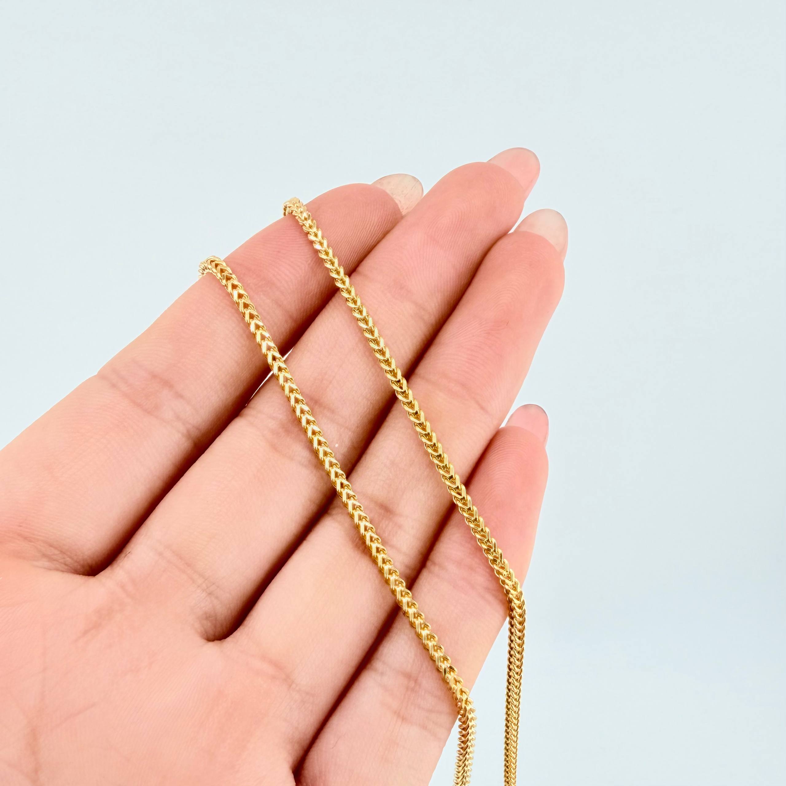 Cadena Franco 4.7gr / 45cm / 1.8mm Oro Amarillo +3 18K *