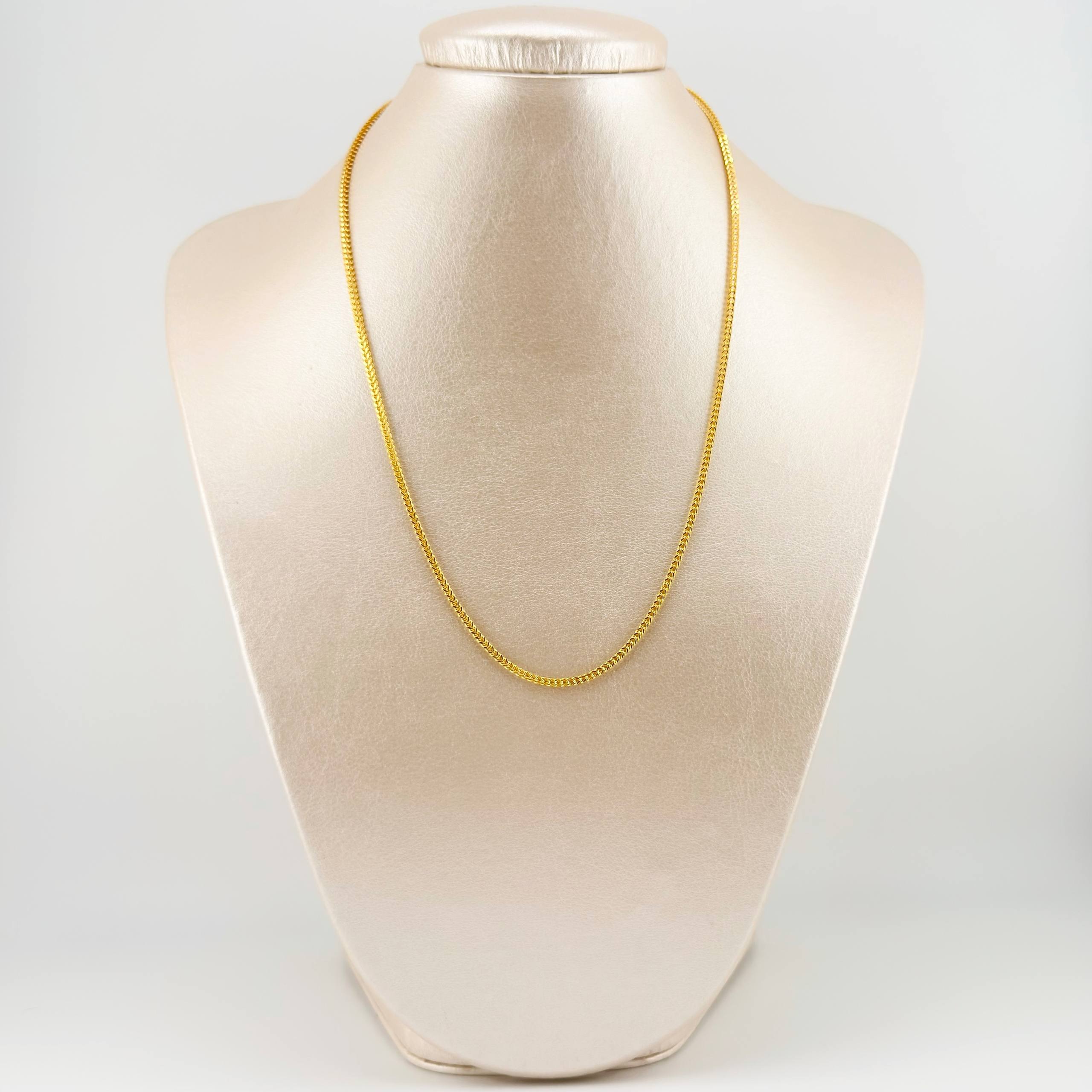 Cadena Franco 4.7gr / 45cm / 1.8mm Oro Amarillo +3 18K *