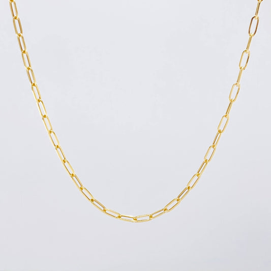 Cadena Cajon 1.6gr / 45cm / 2.2mm Oro Amarillo +3 18K