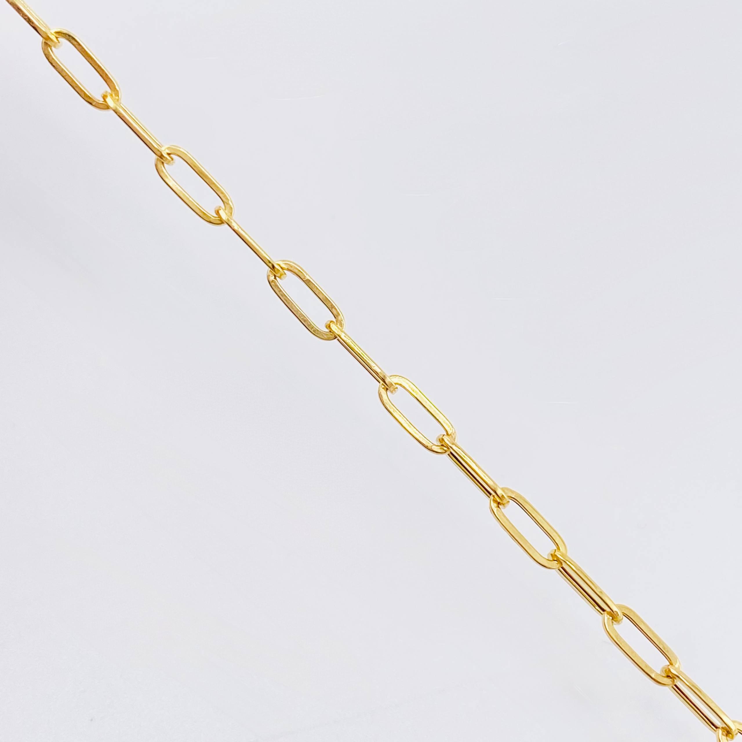 Cadena Cajon 1.6gr / 45cm / 2.2mm Oro Amarillo +3 18K