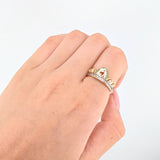 Anillo 15s 3gr / T7 / Tres Oros 18K