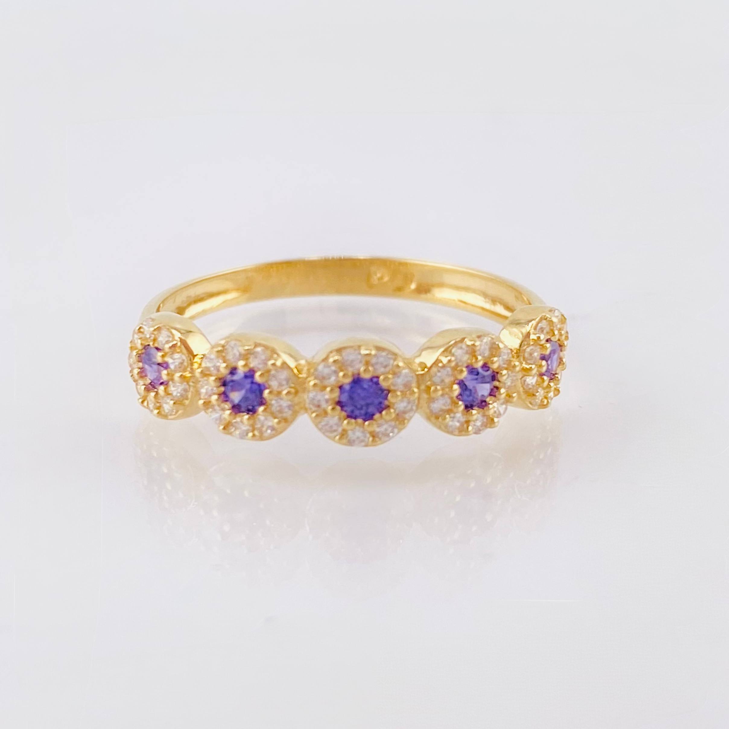 Anillo Churumbela 2.05gr / T7 / Oro Amarillo 18K