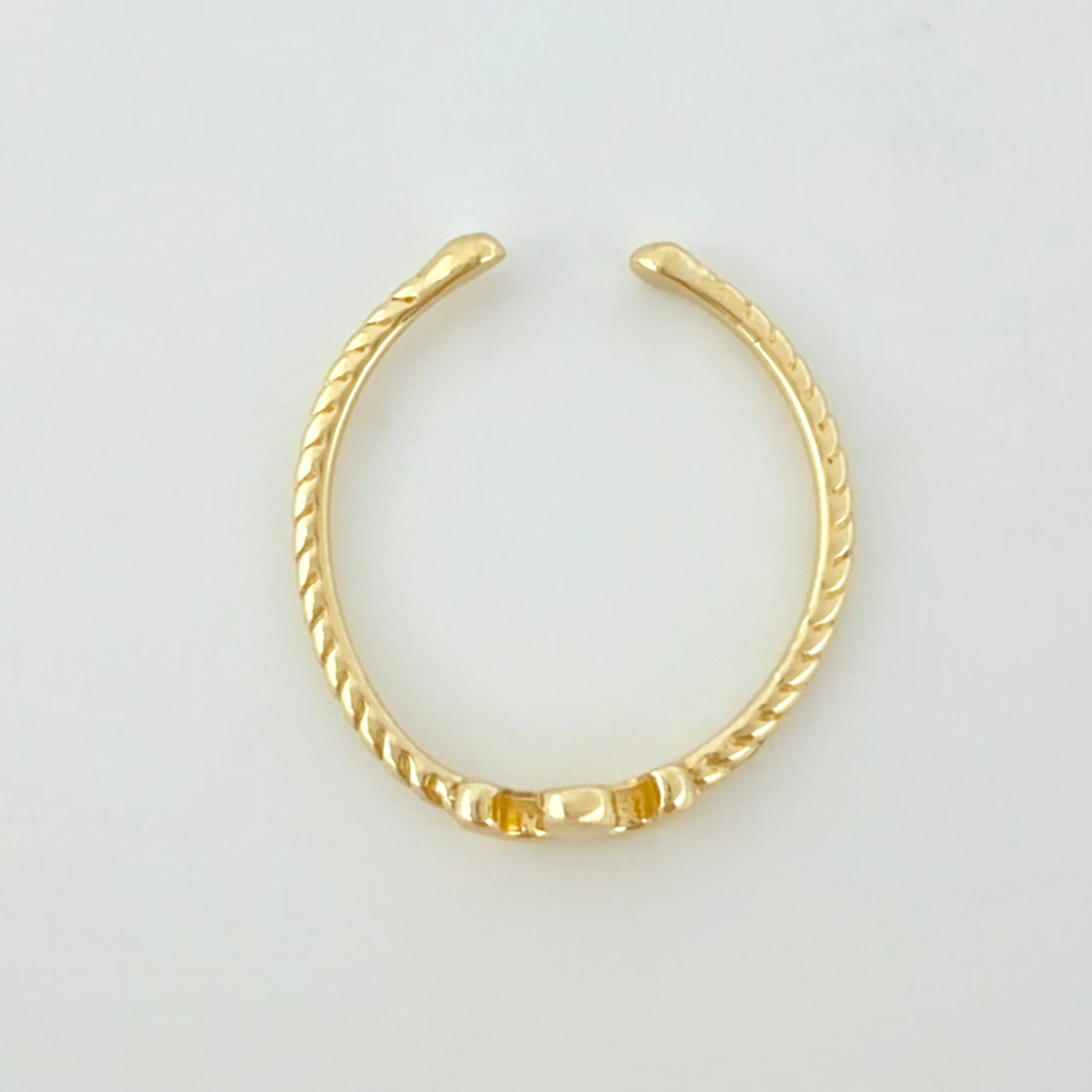 Anillo Corona Marina 1gr / T4 / Oro Amarillo 18K *
