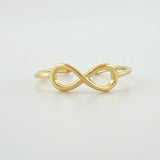 Anillo Infinito 0.85gr / T4 1/2 / Oro Amarillo 18K *