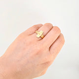 Anillo Cruz Cristo 4.05gr / T8 / Oro Amarillo 18K ©