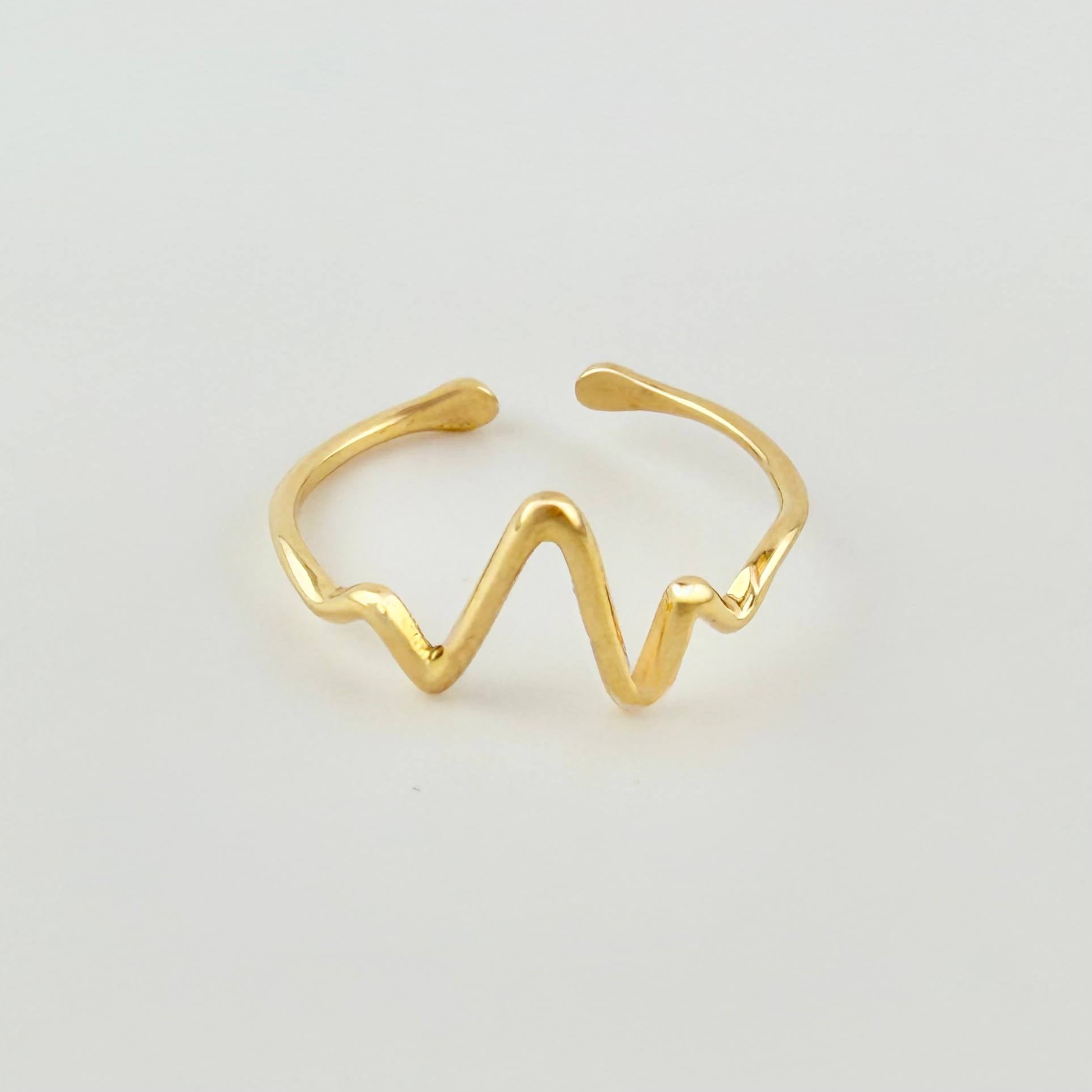 Anillo Latido Corazón 0.8gr / T4 / Oro Amarillo 18K *