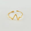 Anillo Latido Corazón 0.8gr / T4 / Oro Amarillo 18K *