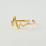 Anillo Latido Corazón 0.8gr / T4 / Oro Amarillo 18K *