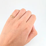 Anillo Latido Corazón 0.8gr / T4 / Oro Amarillo 18K *