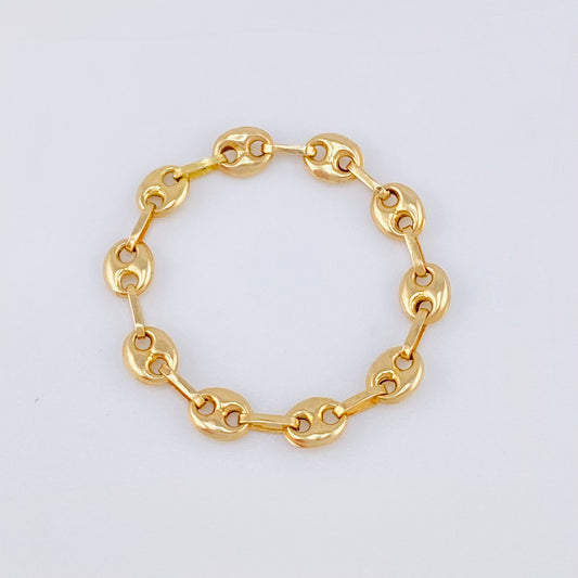 Anillo Gc 0.95gr / T12 1/2 - T12 3/4 / 4mm Oro Amarillo 18K *