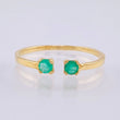 Anillo Esmeraldas 18pts 1.1gr / T5 3/4 / Oro Amarillo 18K