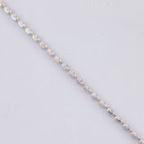Cadena Morse Diamantada 4.9g / 40cm / 1.8mm Oro Blanco 18K