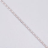 Cadena Plana 1.95g / 45cm / 1.5mm Oro Blanco 18K