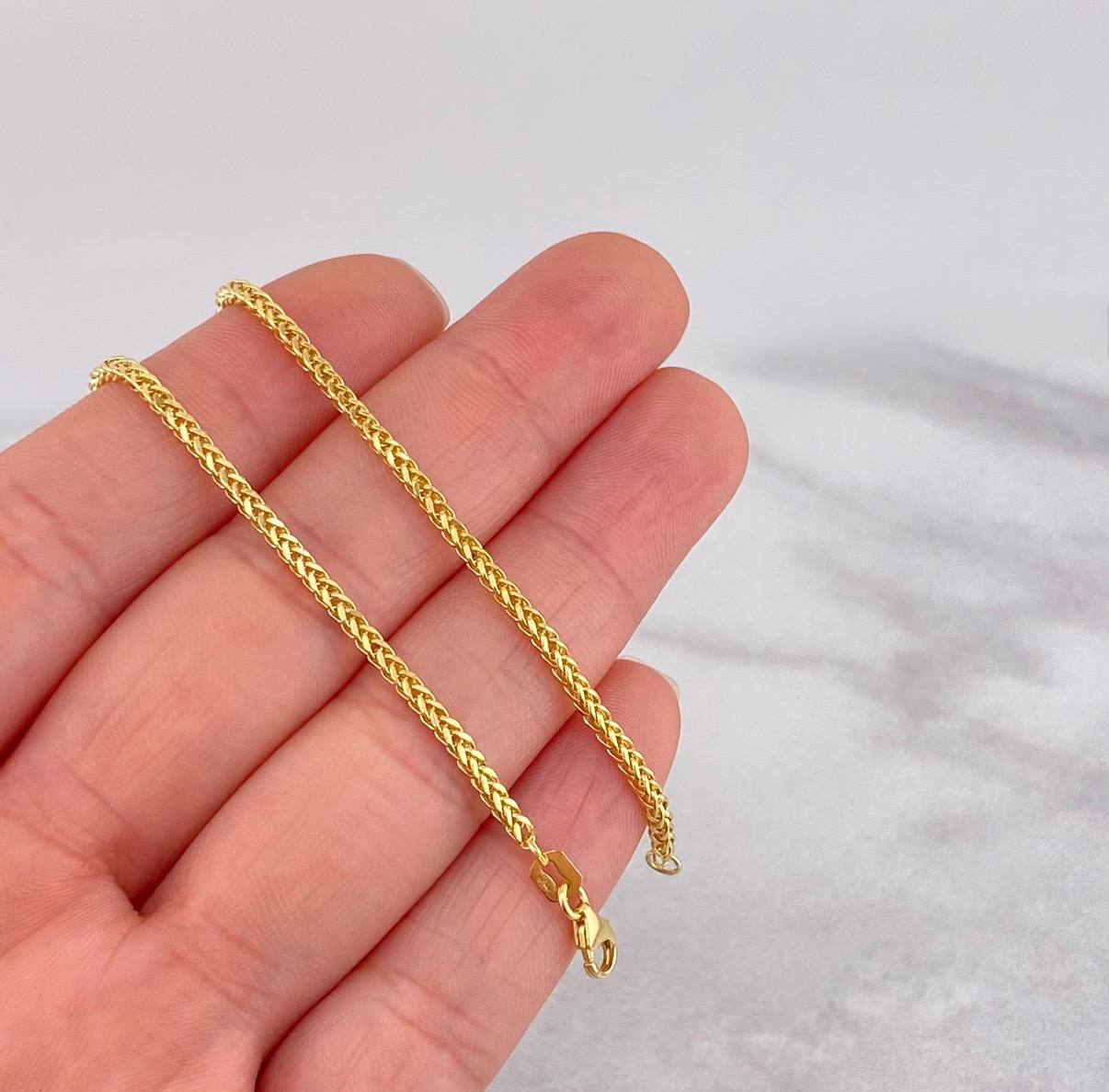 Cadena Franco 5.35g / 60cm / 1.7mm Oro Amarillo 18K