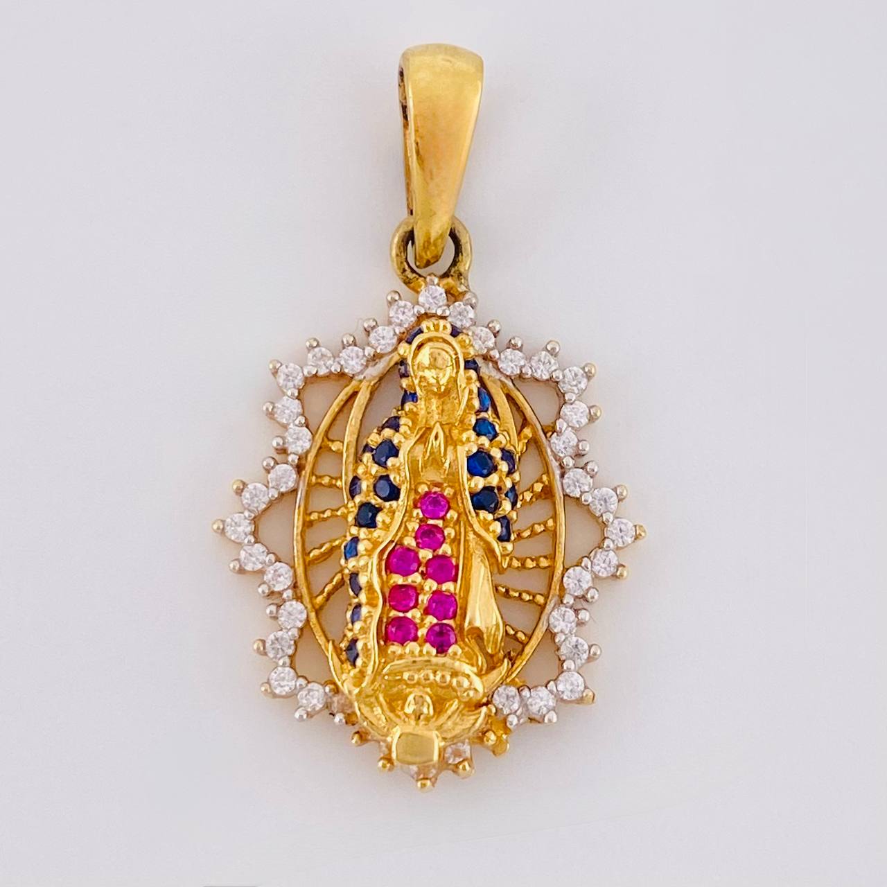 Dije Virgen De Guadalupe 2.75 g / 2.7 cm Oro Amarillo 18K