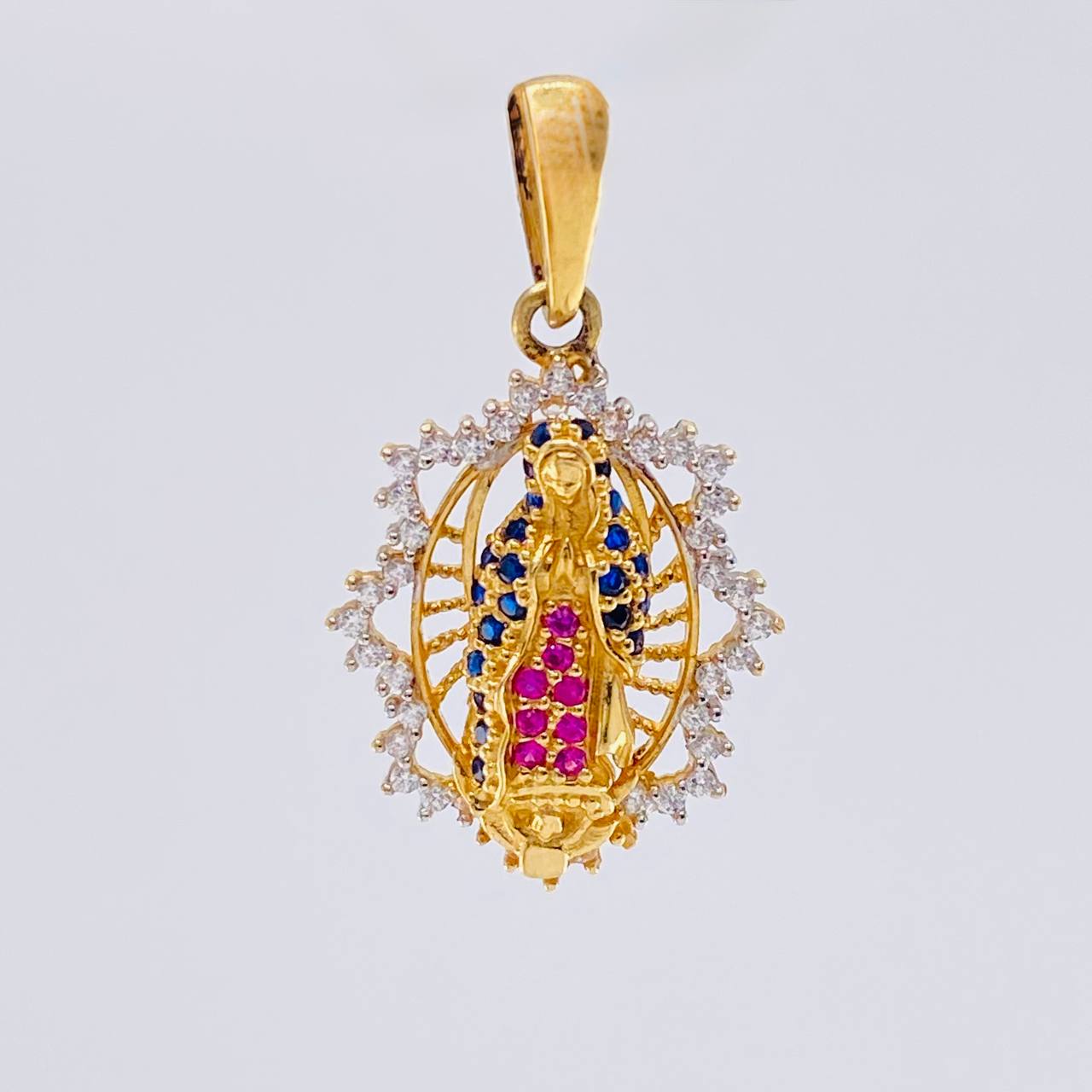 Dije Virgen De Guadalupe 2.75 g / 2.7 cm Oro Amarillo 18K